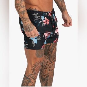 GINGTTO Men's Beach Shorts Bathing Suits with Mesh Lining